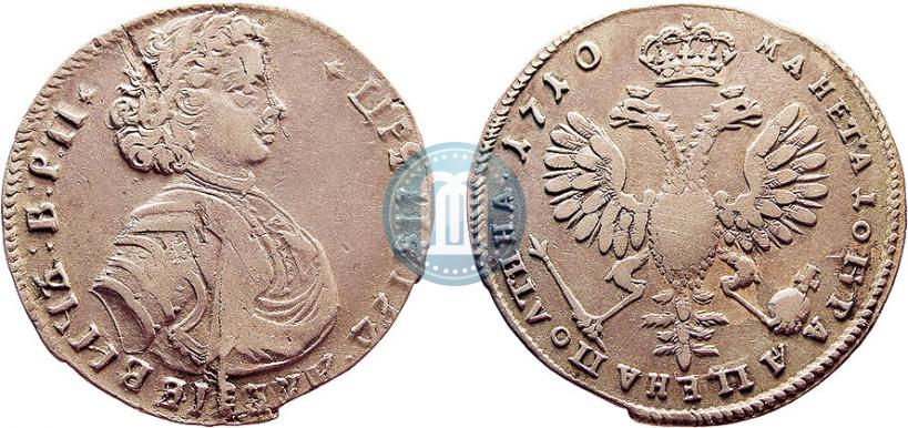 Фото Полтина 1710 года  "Портрет 1707 года"