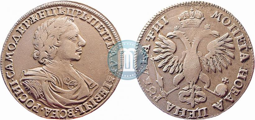 Фото 1 рубль 1718 года OK-L 