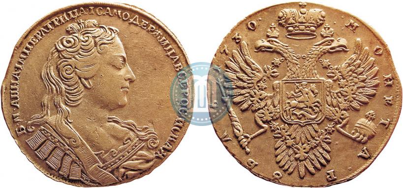 Picture 1 rouble 1730 year  