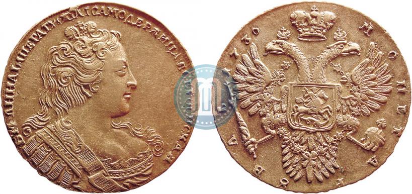 Фото 1 рубль 1730 года  