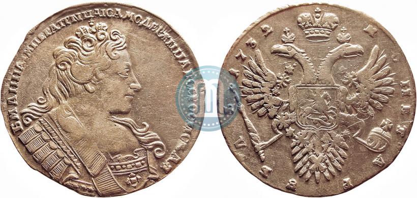 Фото 1 рубль 1732 года  