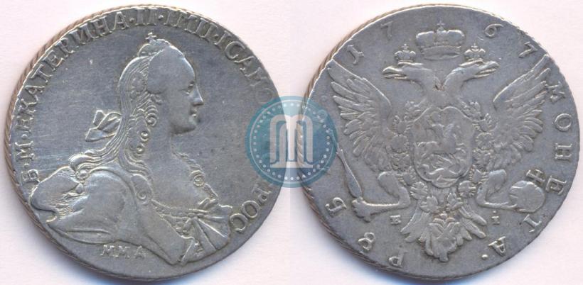 Picture 1 rouble 1767 year ММД-EI 