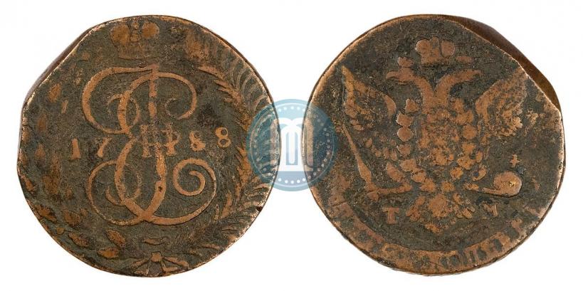 Фото 5 копеек 1788 года ТМ 