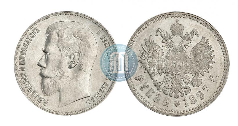 Picture 1 rouble 1897 year (**) 