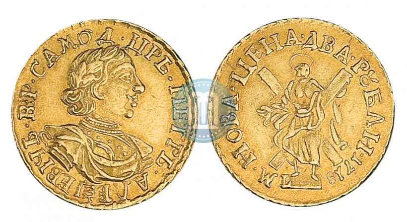 Фото 2 рубля 1718 года L 