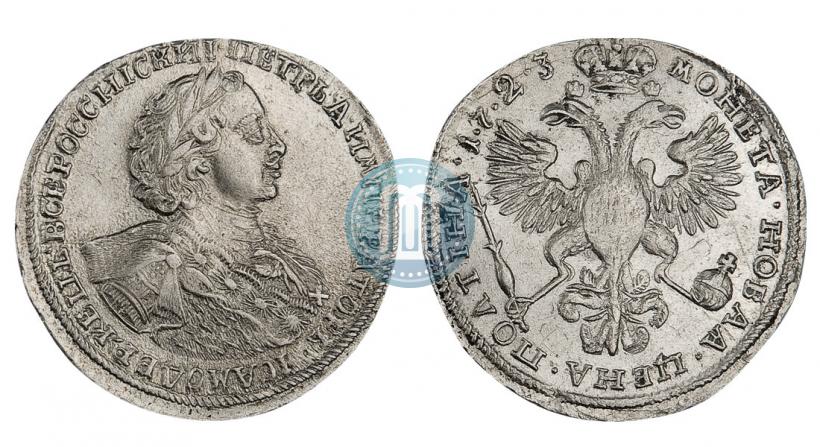 Picture Poltina 1723 year  "Portrait with ermine mantle"