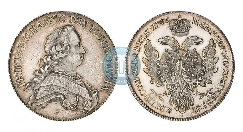 Фото Талер 1753 года P "Альбертусталер"