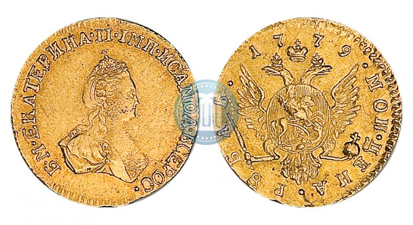 Фото 1 рубль 1779 года  