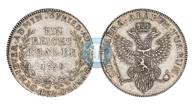 Picture Ein reichsthaler 1798 year  "Dutchy of Jever"