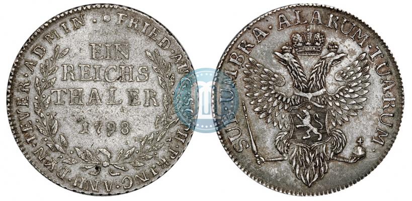 Picture Ein reichsthaler 1798 year  "Dutchy of Jever"