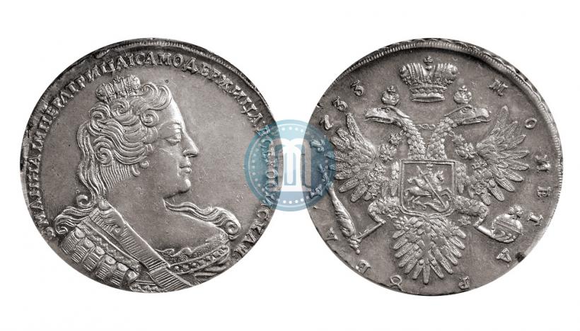 Picture 1 rouble 1733 year  