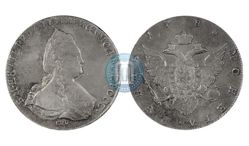 Picture 1 rouble 1785 year СПБ-ЯА 