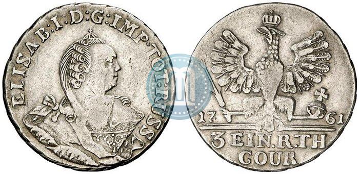 Picture 1/3 Thaler 1761 year  