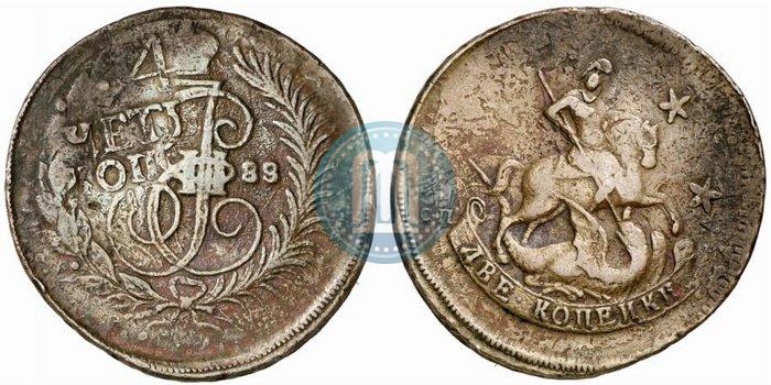 Picture 2 kopecks 1788 year СПМ 
