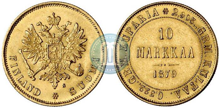 Picture 10 markkaa 1879 year S 