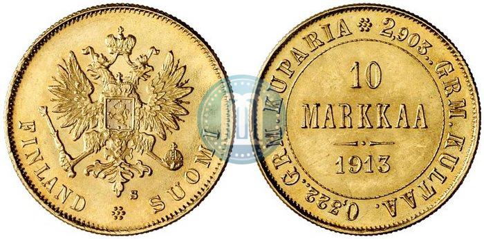 Picture 10 markkaa 1913 year S 