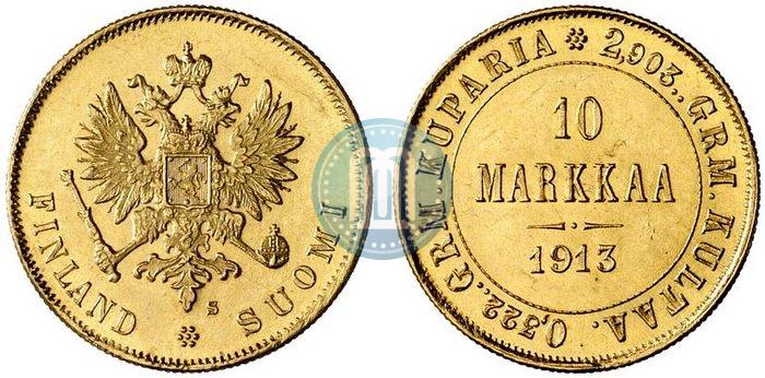 Picture 10 markkaa 1913 year S 