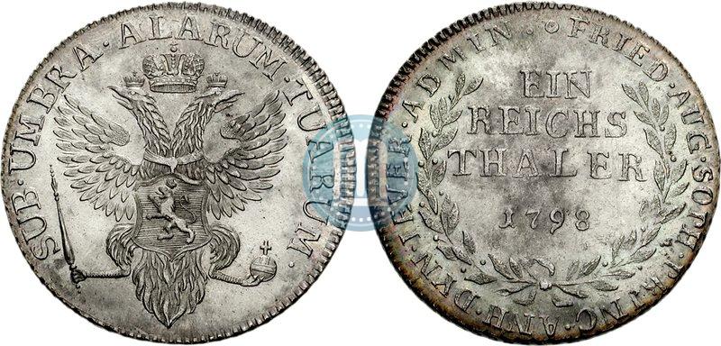 Фото Ein reichsthaler 1798 года  "Княжество Йевер"