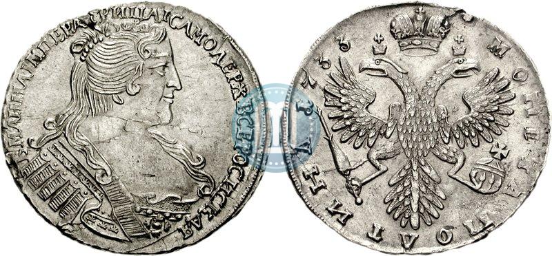 Picture Poltina 1733 year  