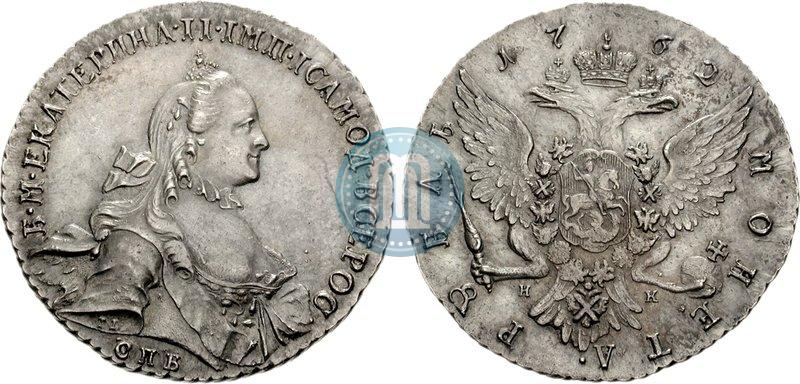 Picture 1 rouble 1762 year СПБ-НК 