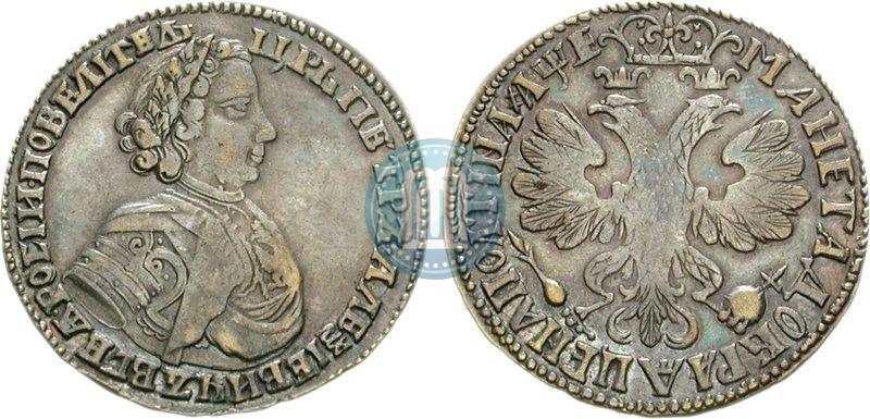 Фото Полтина 1705 года  "Портрет 1706 года"