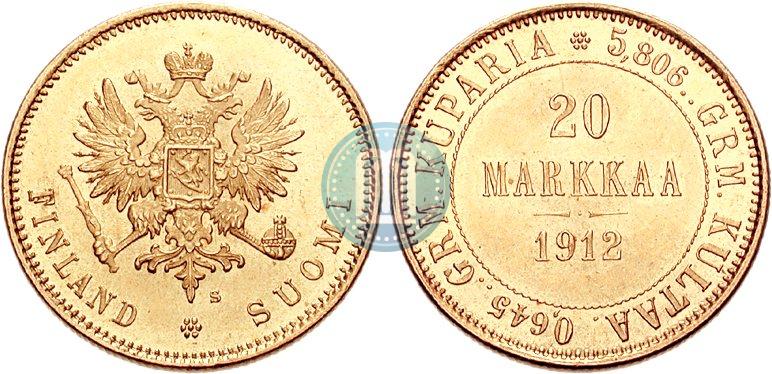 Picture 20 markkaa 1912 year S 