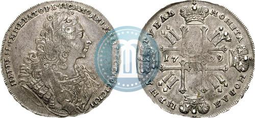 Picture 1 rouble 1729 year  "Type of 1729"