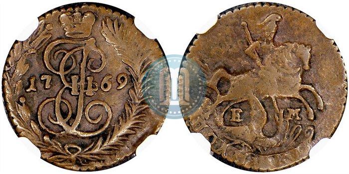 Фото Полушка 1769 года ЕМ 