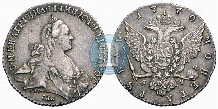 Фото 1 рубль 1770 года СПБ-ЯЧ 