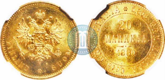 Picture 20 markkaa 1880 year S 