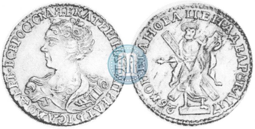 Фото 2 рубля 1726 года  