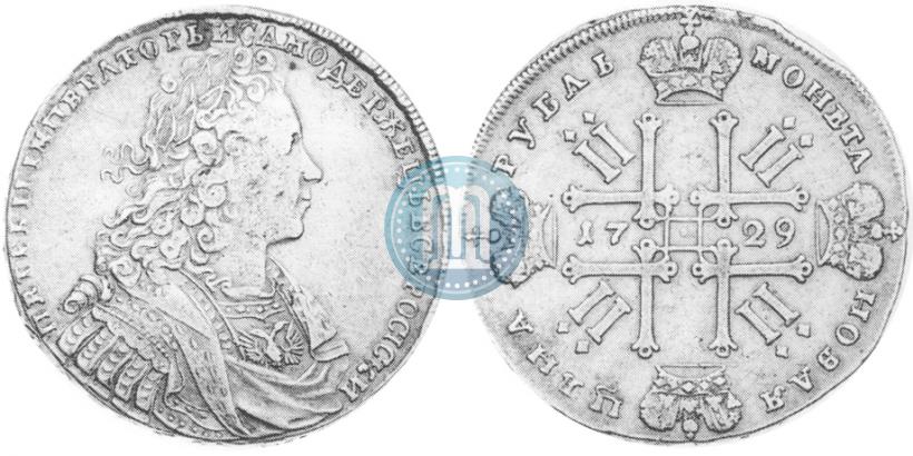 Picture 1 rouble 1729 year  "Type of 1728"