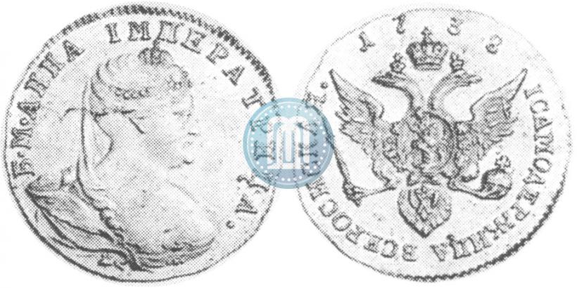 Picture 1 ducat 1738 year  