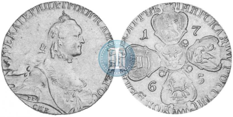 Picture 10 roubles 1765 year СПБ 