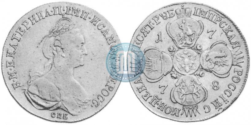 Фото 10 рублей 1778 года СПБ 