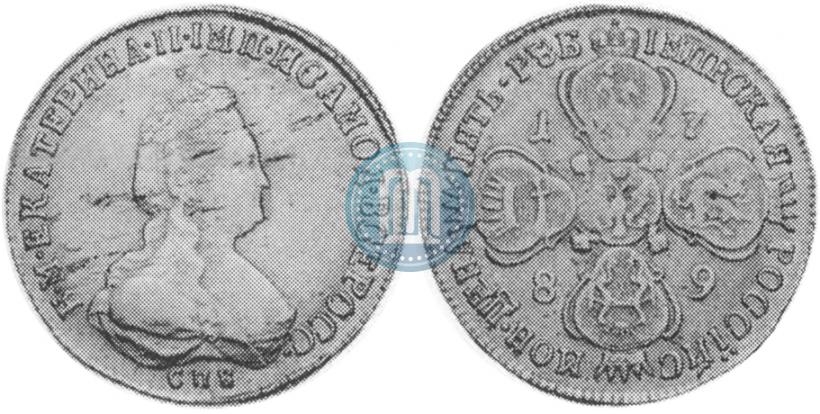 Picture 5 roubles 1789 year СПБ 