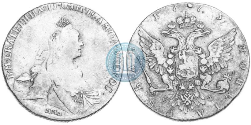 Picture 1 rouble 1775 year ММД-СА 