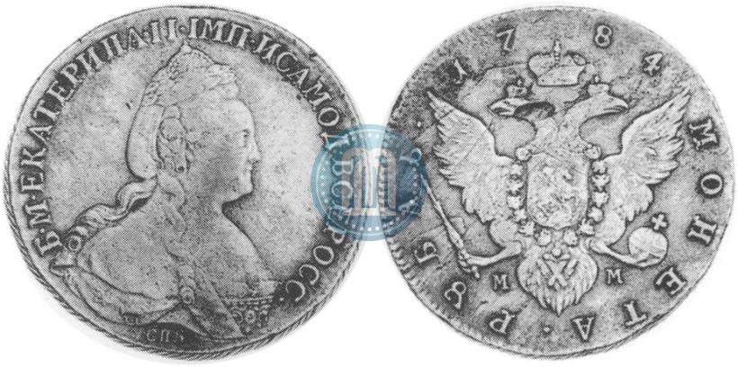 Picture 1 rouble 1784 year СПБ-ММ 