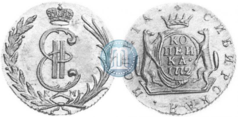 Фото 1 копейка 1772 года КМ 