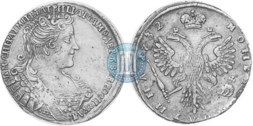 Фото Полтина 1732 года  