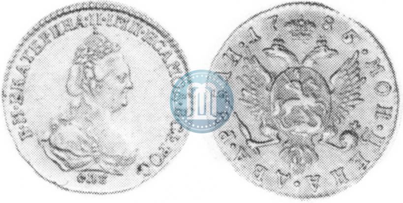 Picture 2 roubles 1785 year СПБ 