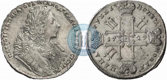 Picture 1 rouble 1729 year  "Type of 1729"
