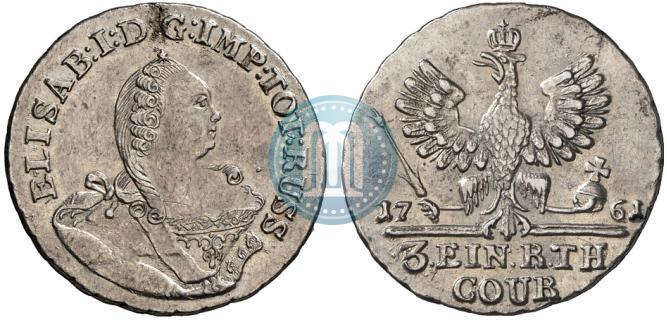 Picture 1/3 Thaler 1761 year  