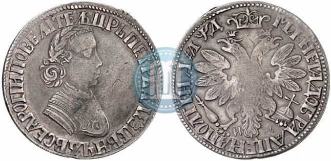 Фото Полтина 1704 года МД "Портрет работы Ф. Алексеева"