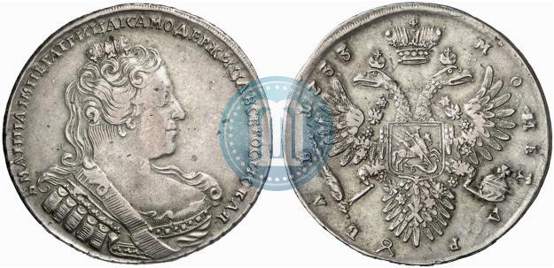 Picture 1 rouble 1733 year  