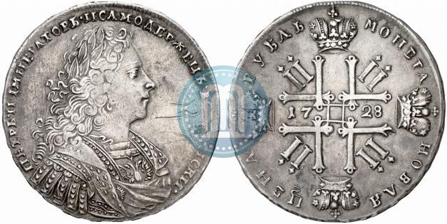 Picture 1 rouble 1728 year  "Type of 1728"