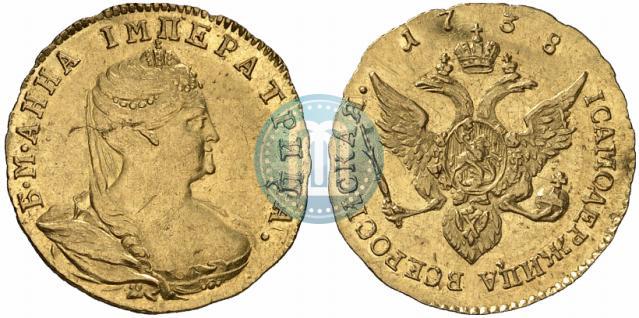Picture 1 ducat 1738 year  