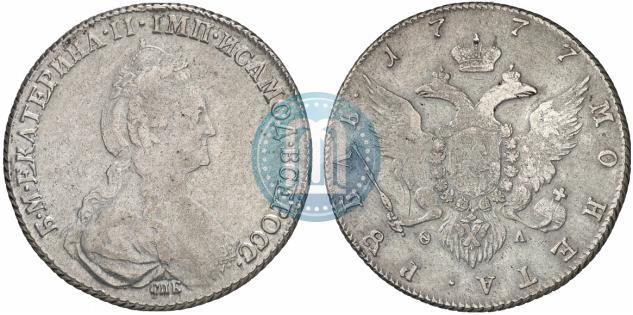 Picture 1 rouble 1777 year СПБ-ФЛ 
