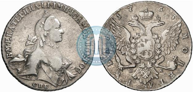 Picture 1 rouble 1763 year СПБ-НК 