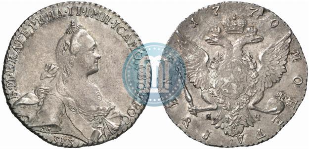 Picture 1 rouble 1770 year СПБ-ЯЧ 